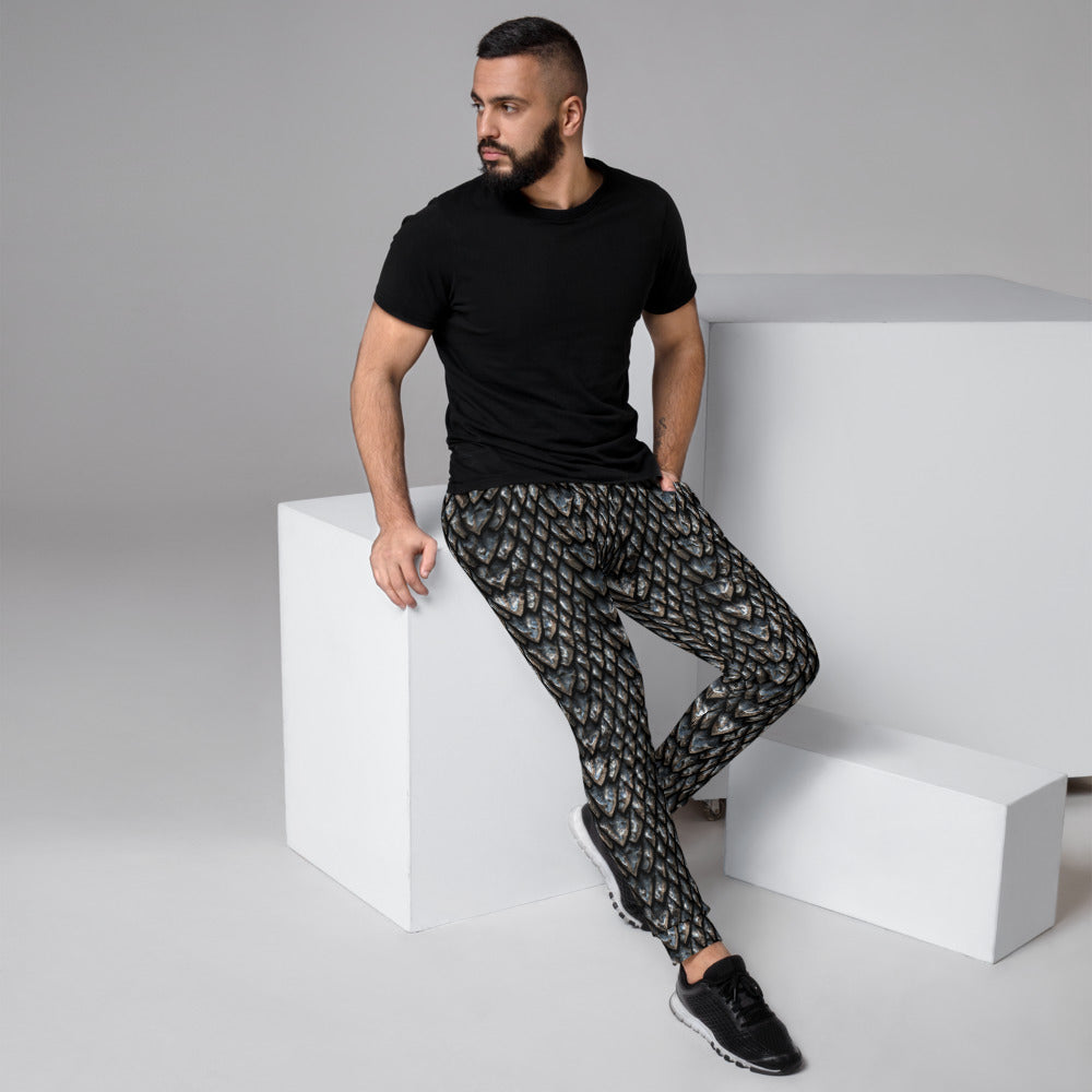 Onyx Dragon Scale Men's Slim Fit Joggers