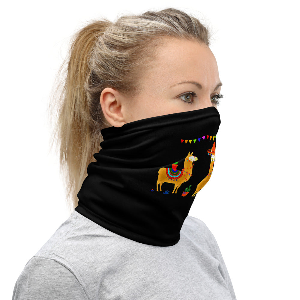 Llama Fiesta Neck Gaiter