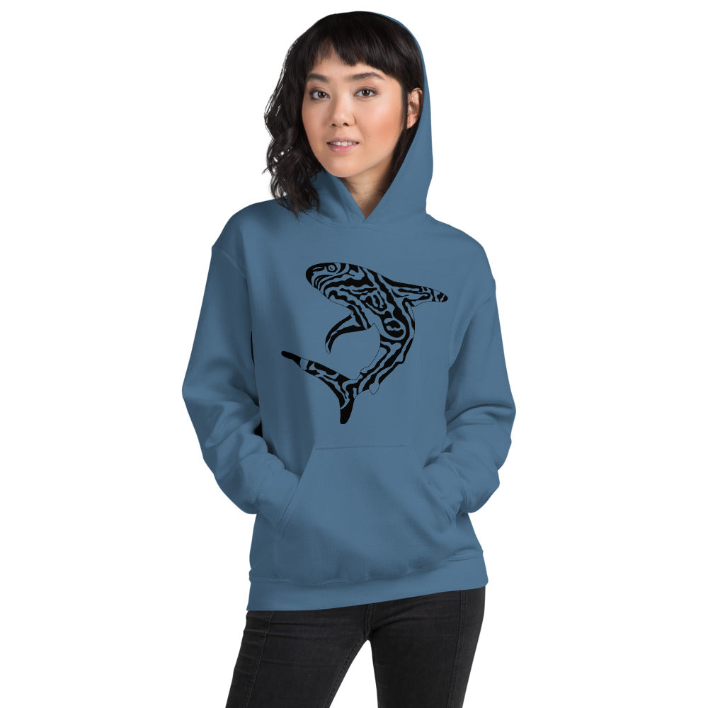 Tribal Shark Unisex Hoodie