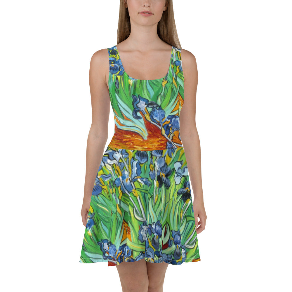 Irises Skater Dress