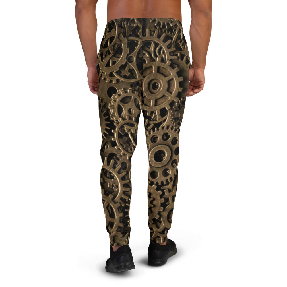 Steampunk Gears Men's Slim Fit Joggers