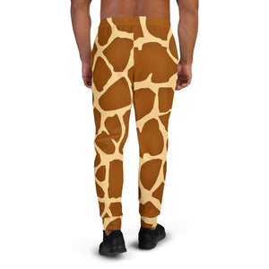 Men's Giraffe Fun Slim Fit Joggers
