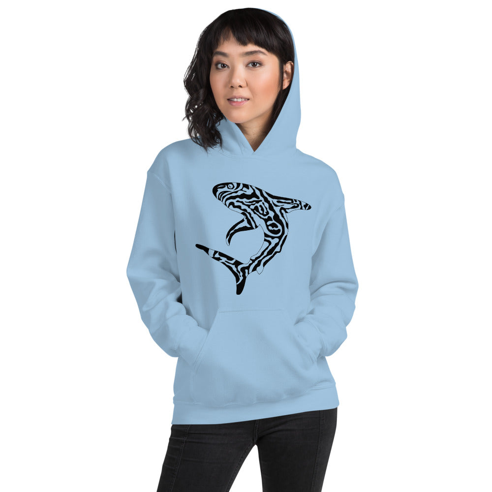 Tribal Shark Unisex Hoodie