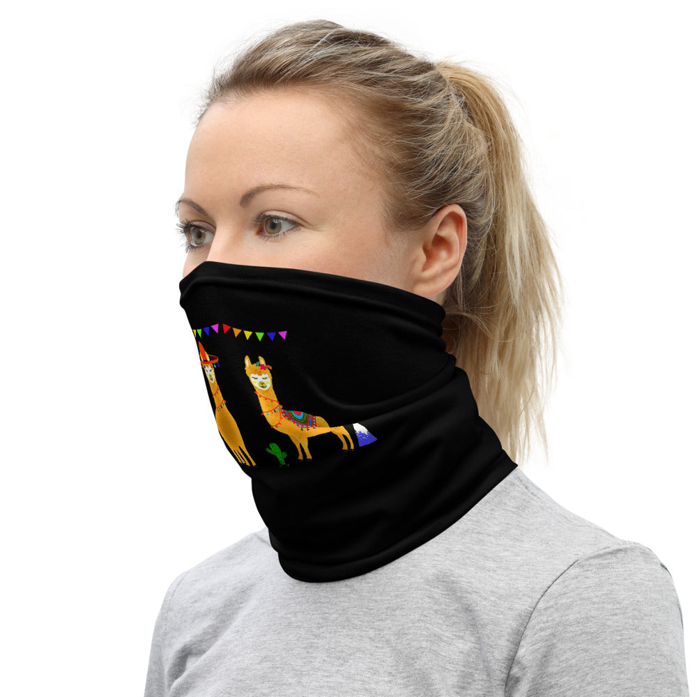 Llama Fiesta Neck Gaiter