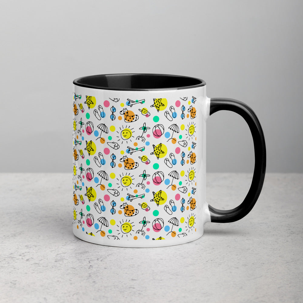 Fun in the Sun Mug with Color Inside