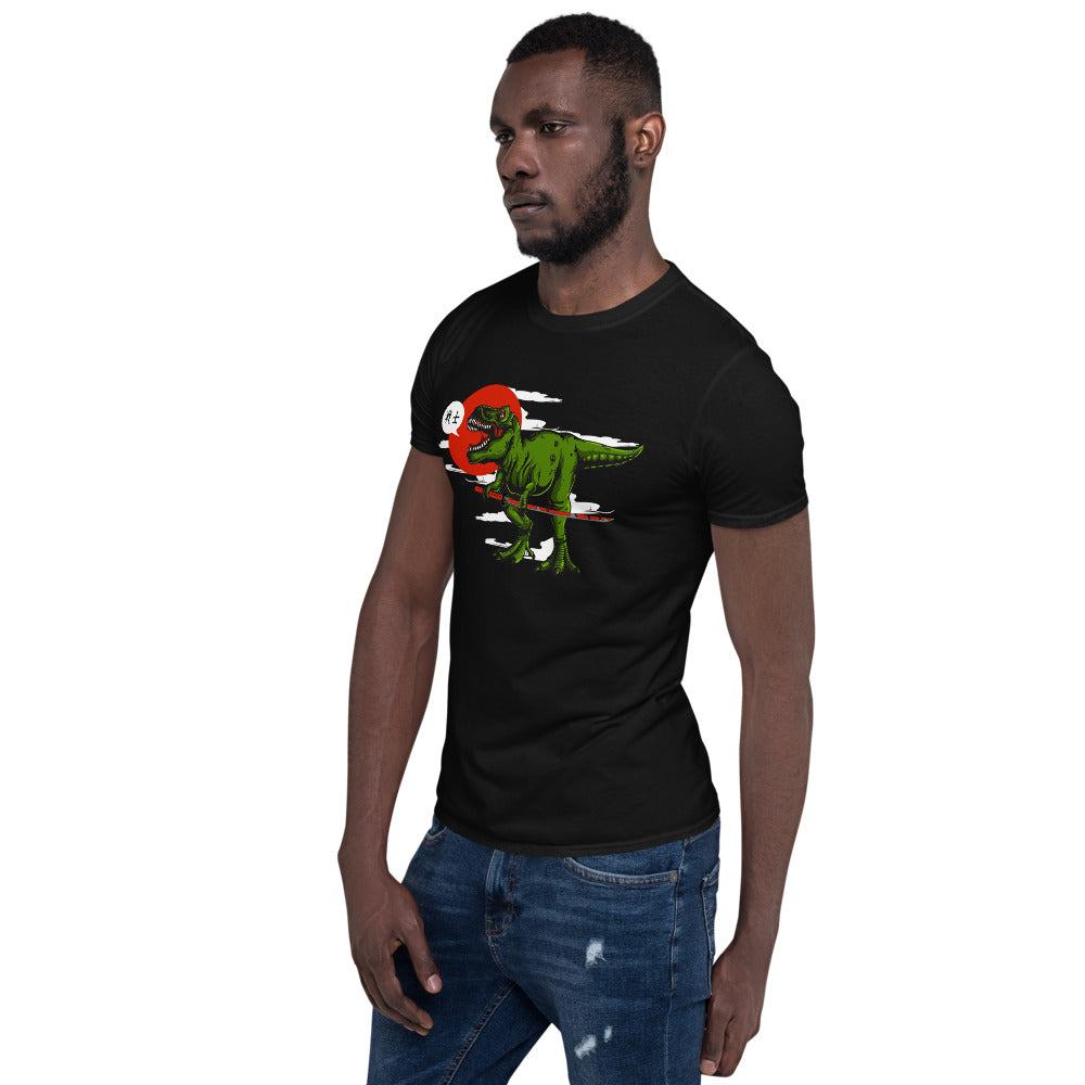 T-Rex Warrior Short-Sleeve Unisex T-Shirt