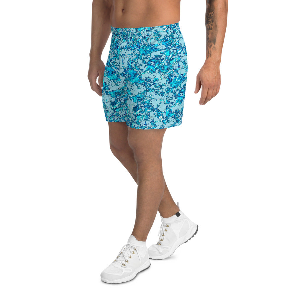 Men's Arctic Tide Athletic Mid-Length Shorts