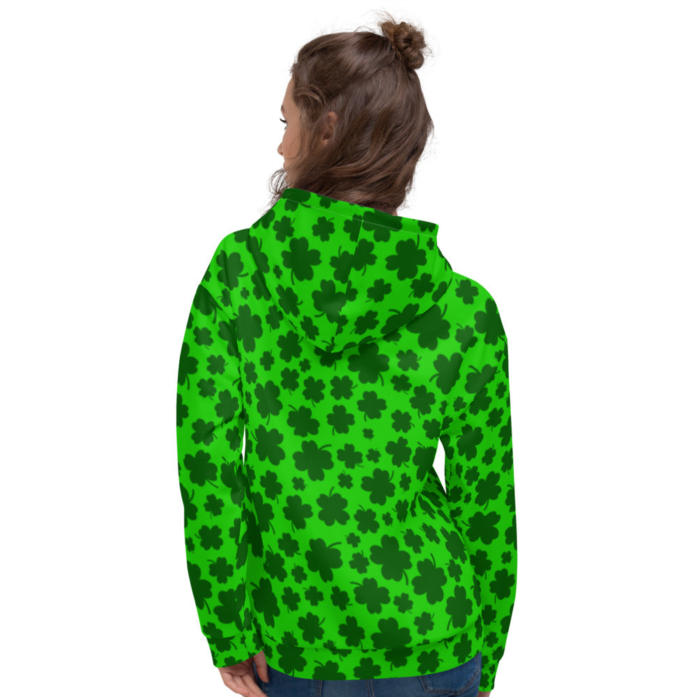 Lucky Clover Unisex Pullover Hoodie