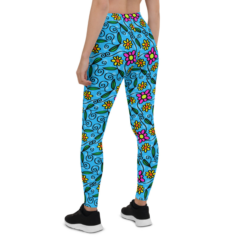 Flowers and Vines Leggings