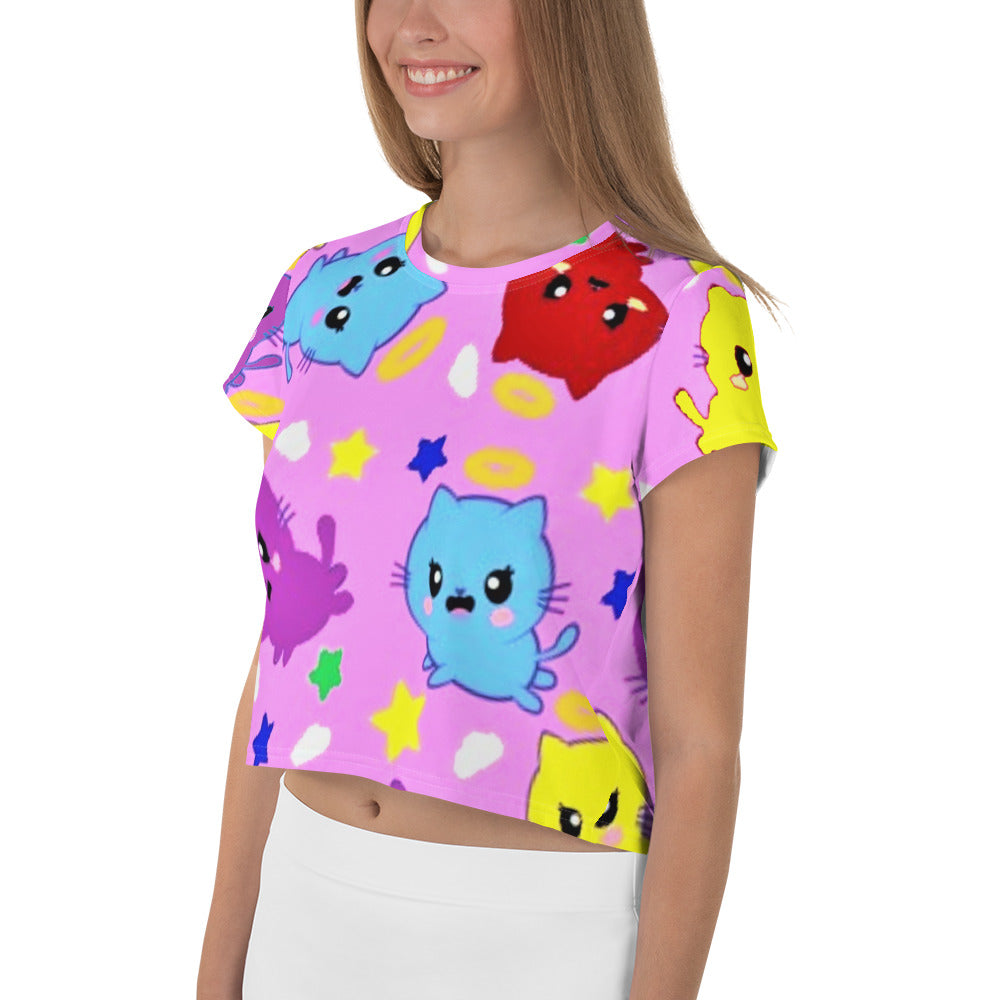 Angel Kittens Crop Tee