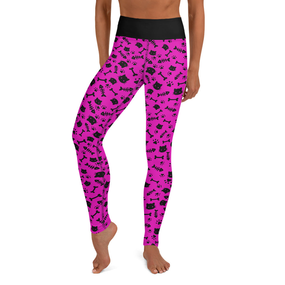 Cat and Bones Yoga Leggings