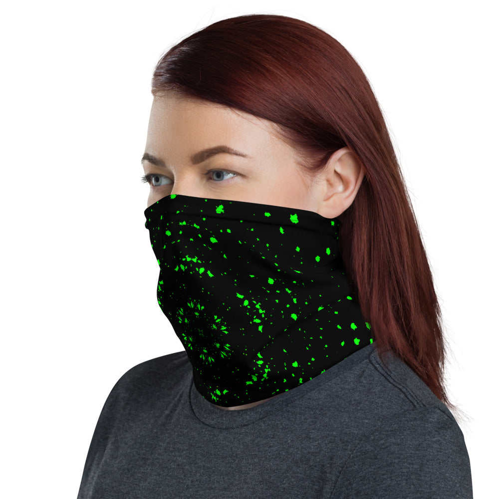 Neon Kaleidoscope Neck Gaiter