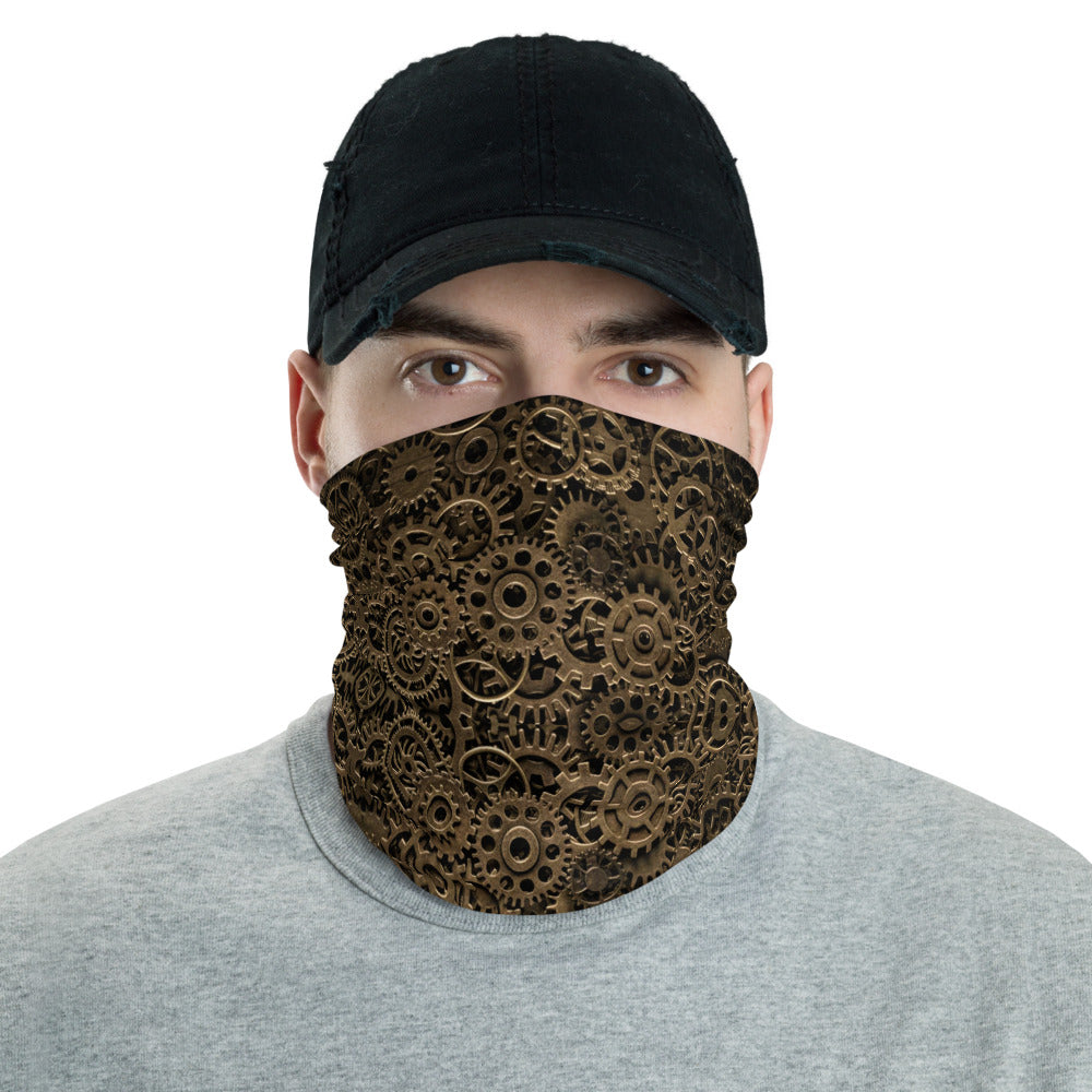 Steampunk Gears Neck Gaiter