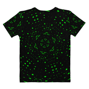 Neon Green Kaleidoscope Women's T-shirt