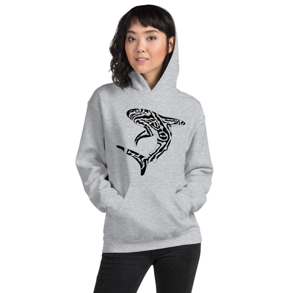 Tribal Shark Unisex Hoodie