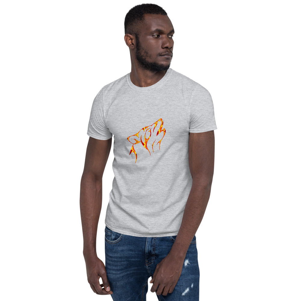 Fire Wolf Unisex T-Shirt