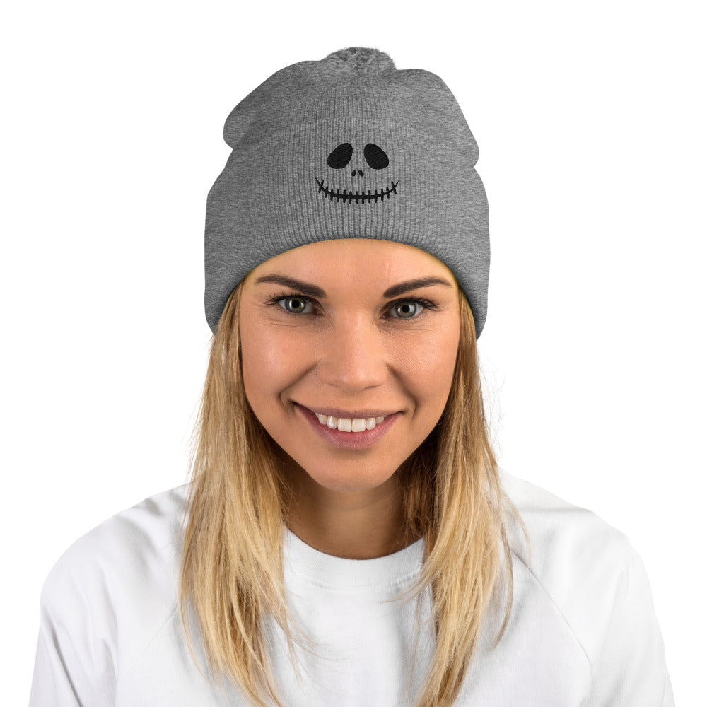 Smiling Jack Pom-Pom Beanie