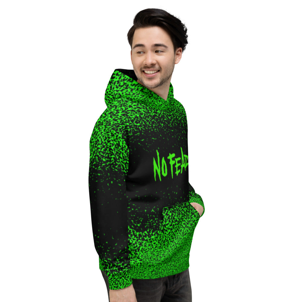 Neon Green No Fear Unisex Hoodie