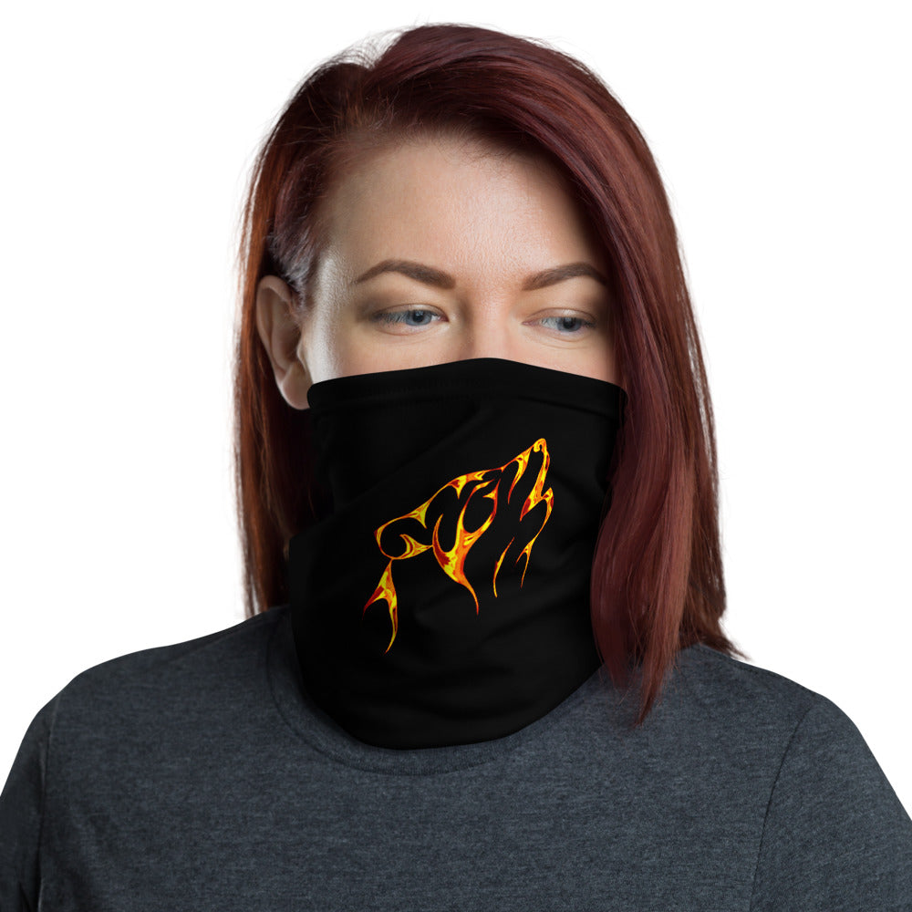 Tribal Fire Wolf Neck Gaiter