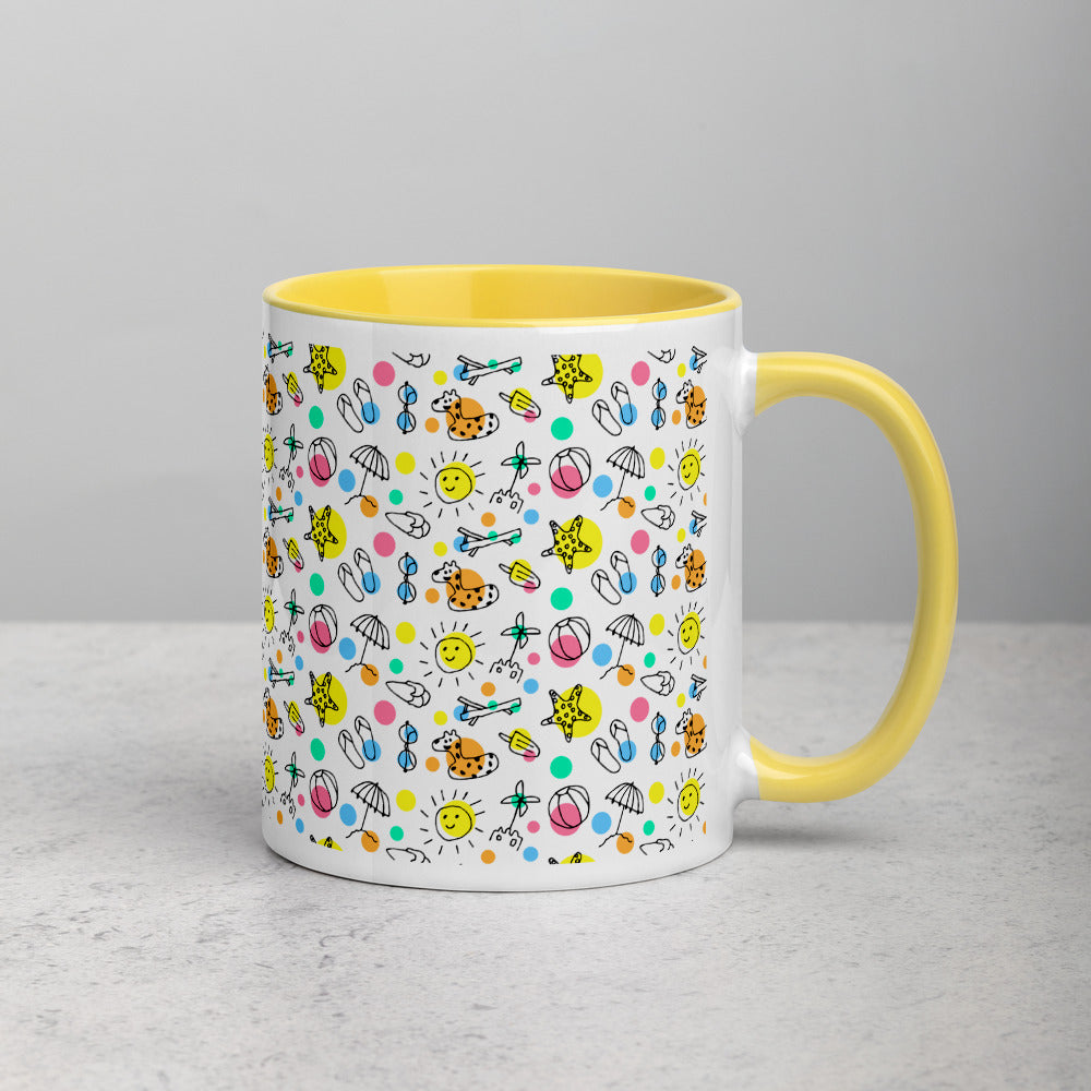 Fun in the Sun Mug with Color Inside