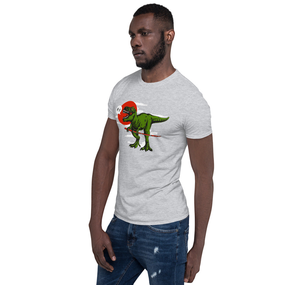 T-Rex Warrior Short-Sleeve Unisex T-Shirt