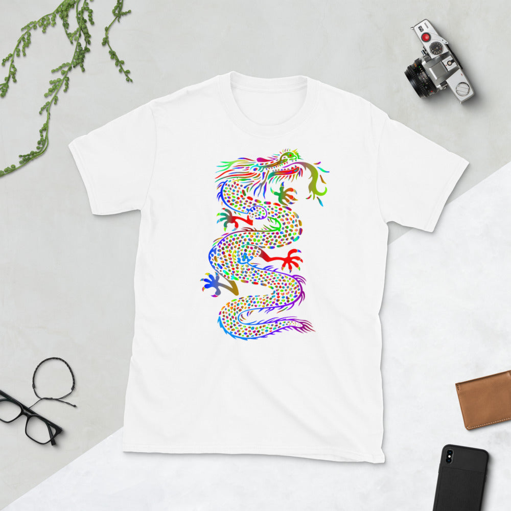 Colorful Asian Dragon Unisex T-Shirt