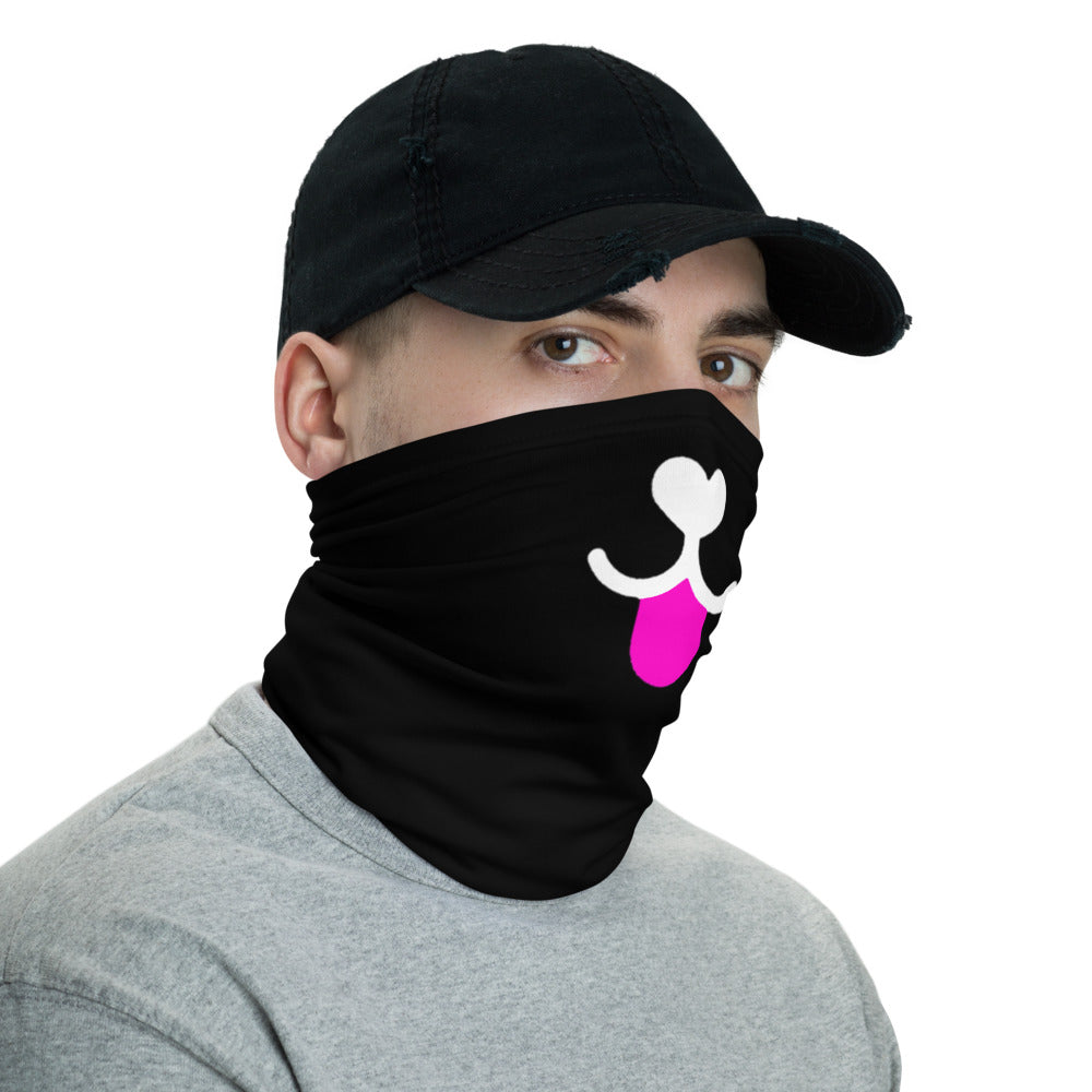 Dog Nose & Pink Tongue Neck Gaiter