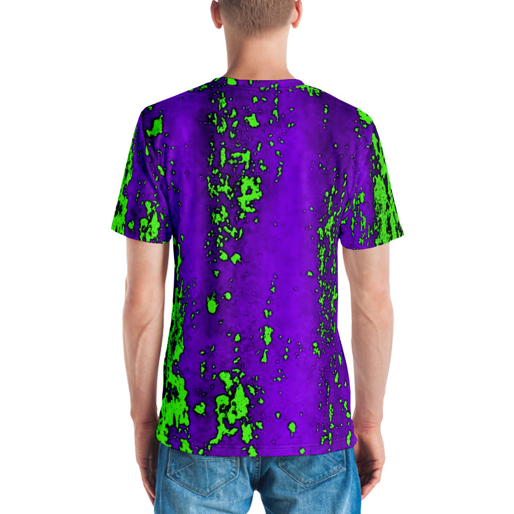 Men's Neon Green Splash T-shirt