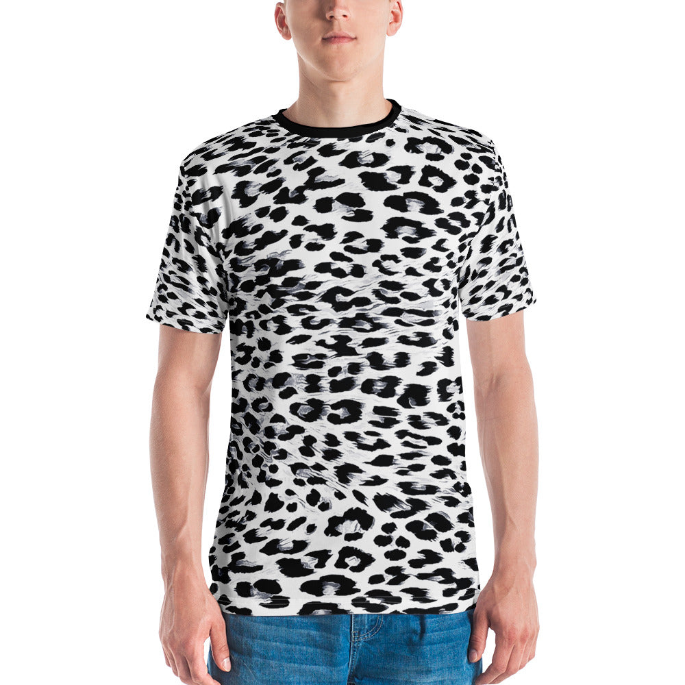 Snow Leopard Print T-shirt