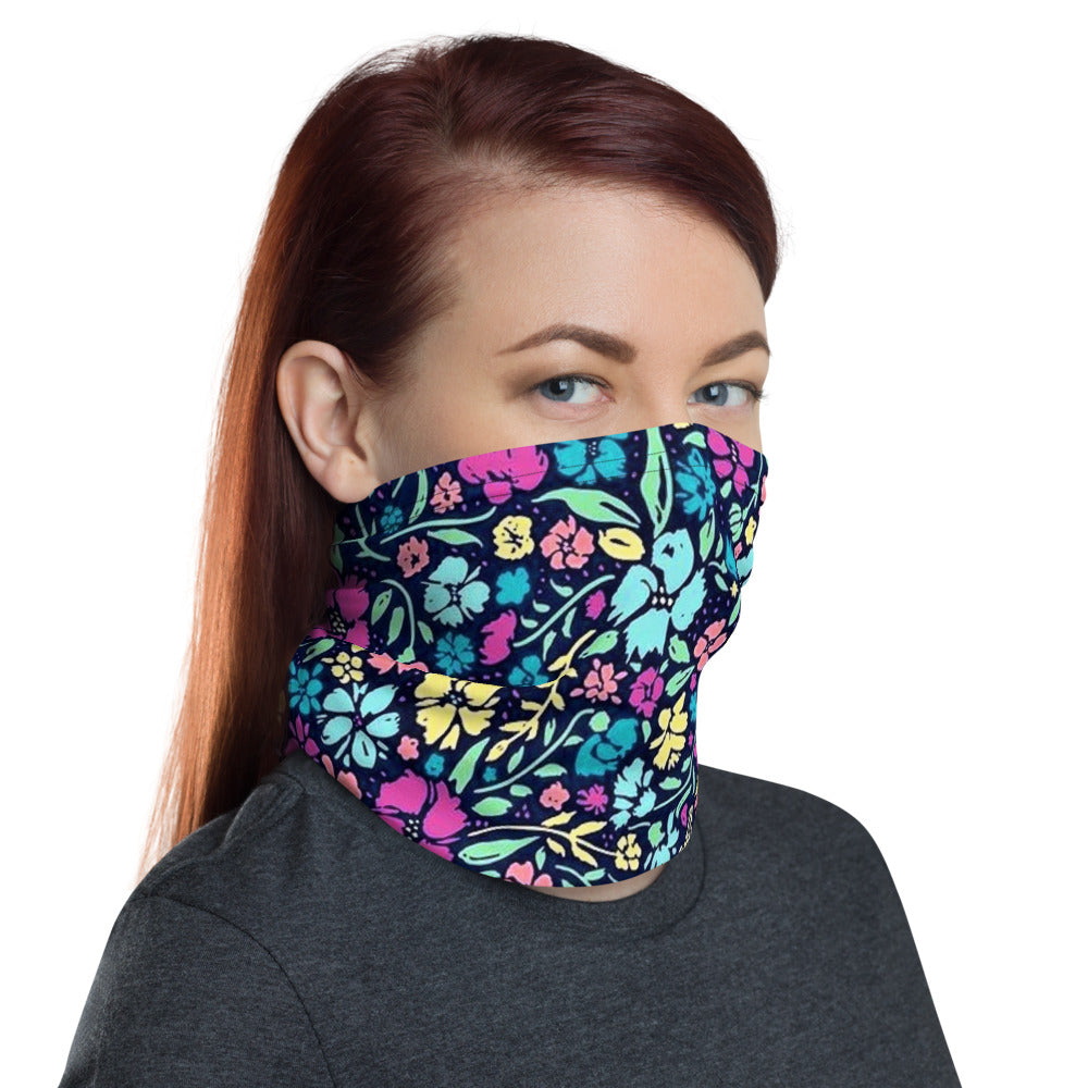 Flowers & Vines Neck Gaiter