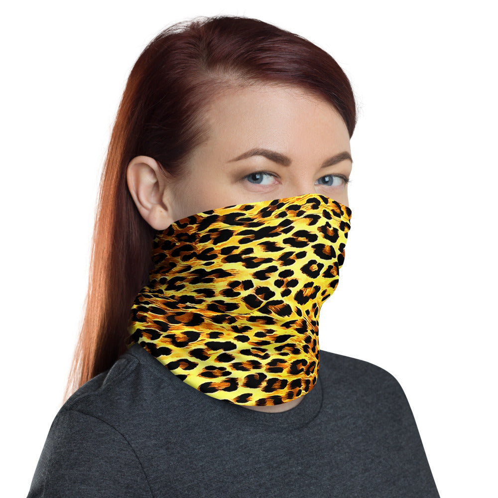 Leopard Print Neck Gaiter