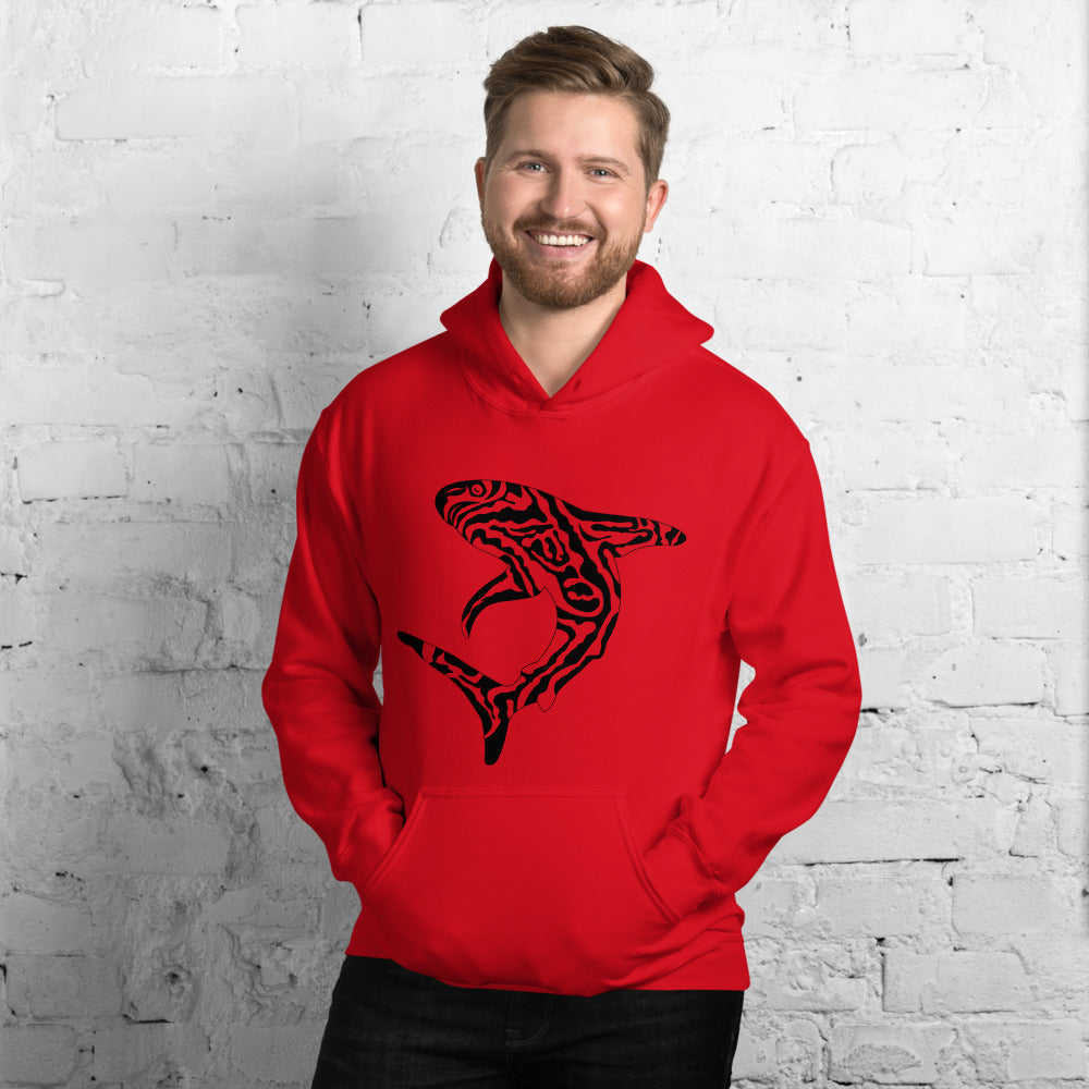 Tribal Shark Unisex Hoodie