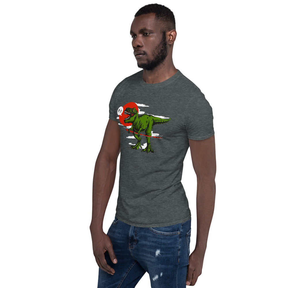 T-Rex Warrior Short-Sleeve Unisex T-Shirt