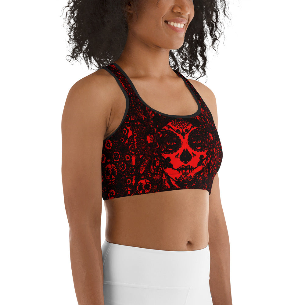 Crimson Catrina Sports Bra