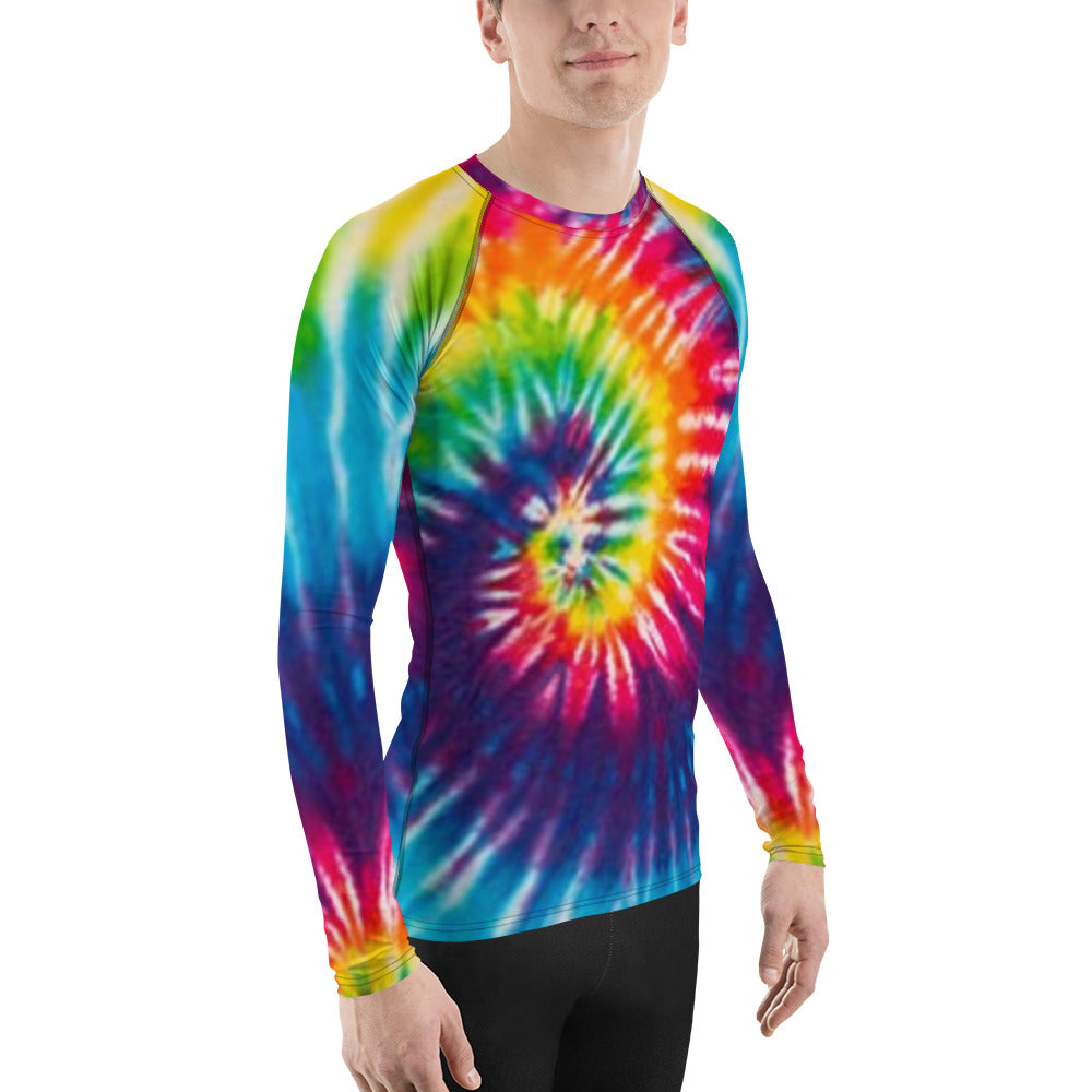 Tie Dye Men's Rash Guard