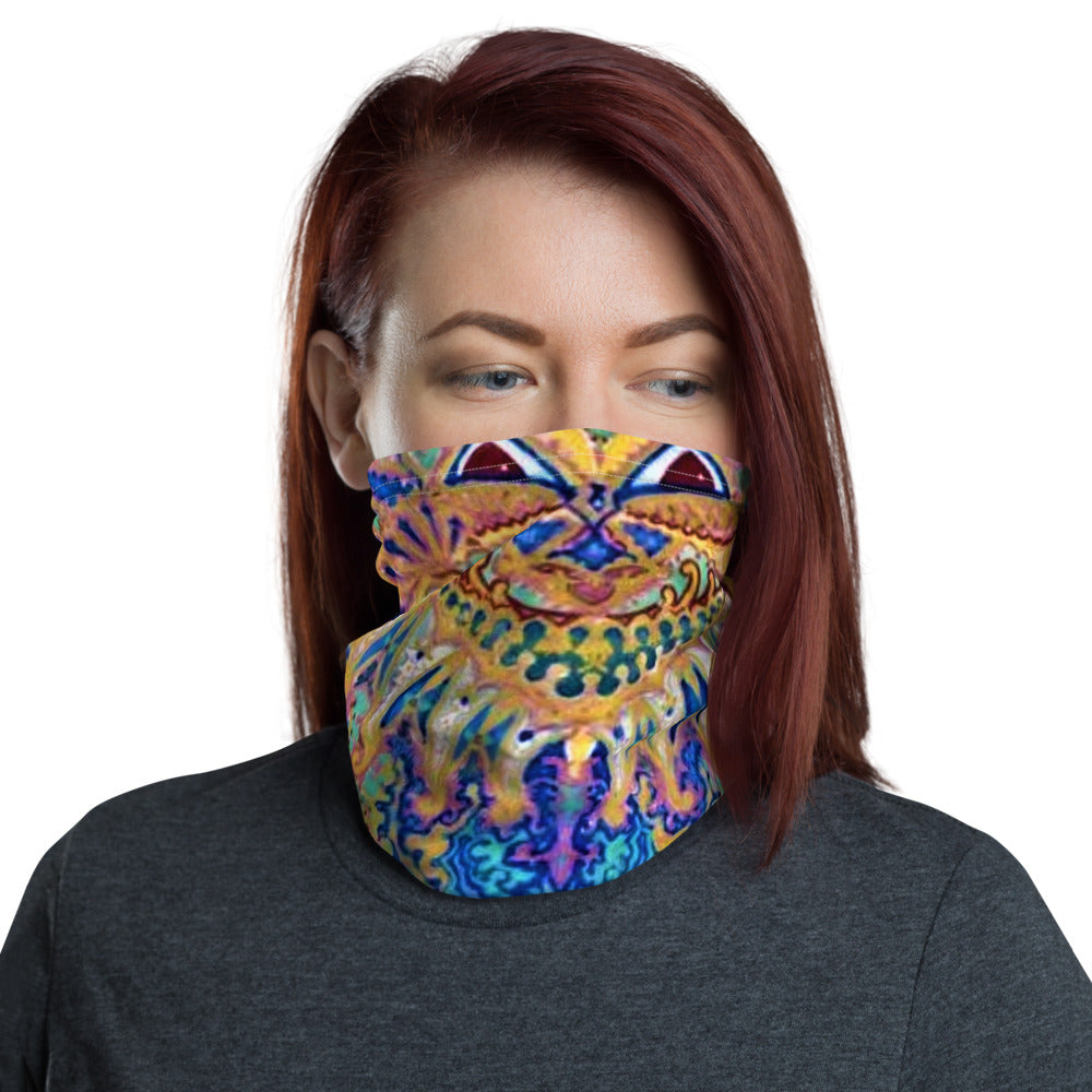 Kaleidoscope Cat Neck Gaiter