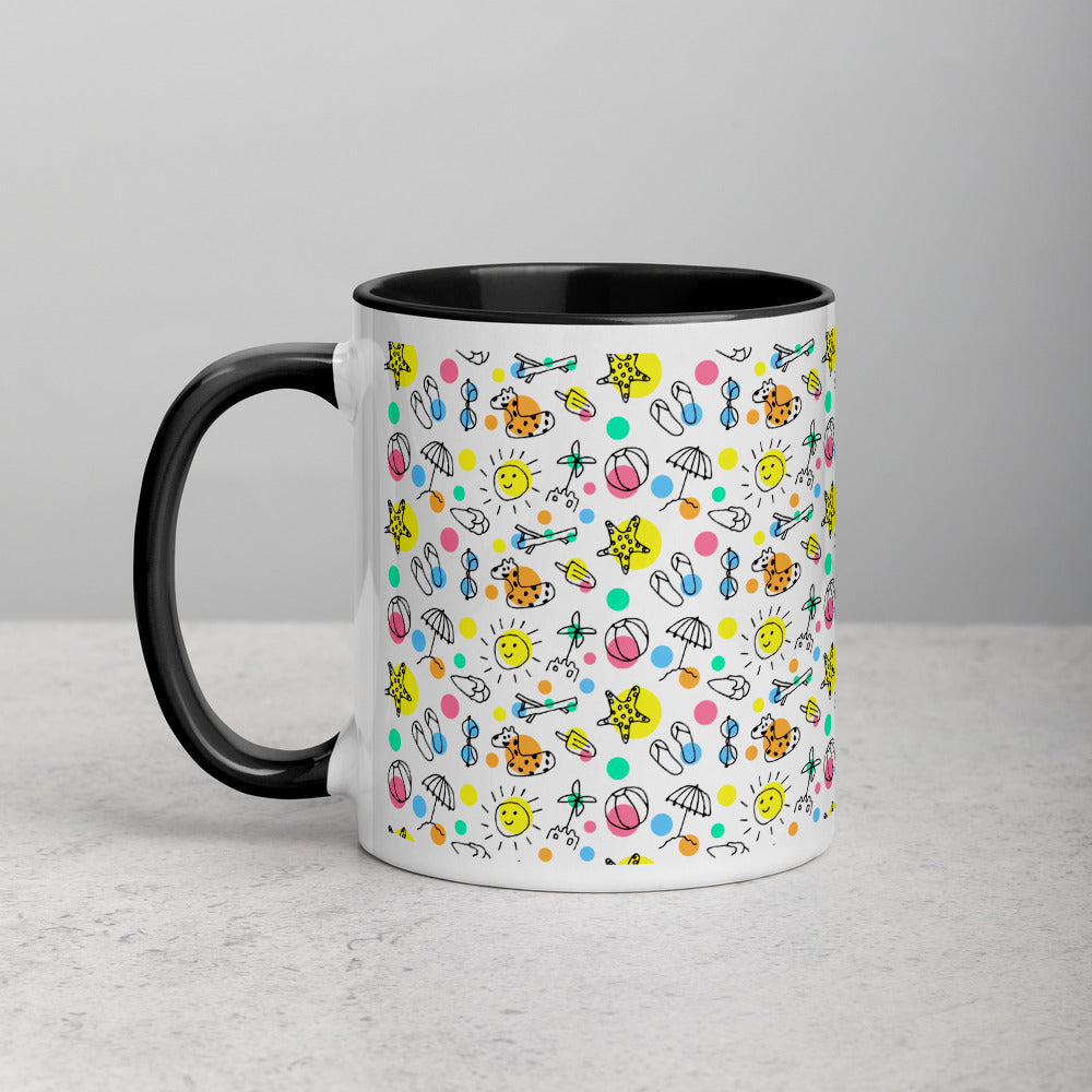 Fun in the Sun Mug with Color Inside