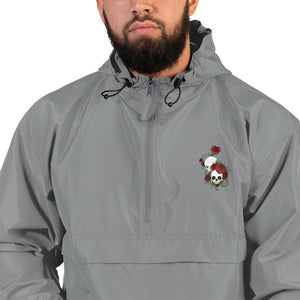 Skulls & Roses Embroidered Champion Packable Jacket