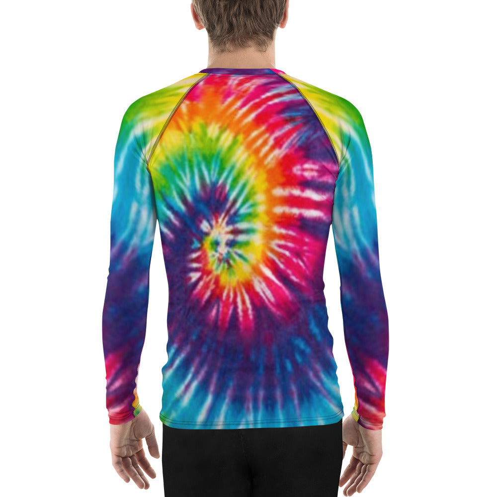 Tie Dye Men's Rash Guard