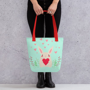 Love Bunny Tote Bag
