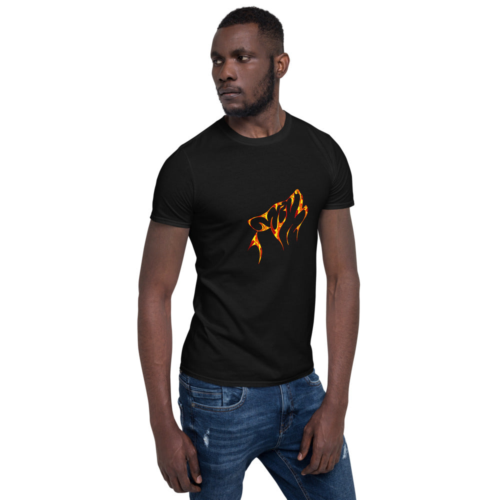 Fire Wolf Unisex T-Shirt