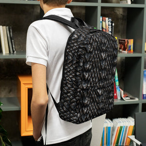 Onyx Dragon Scale Water Resistant Backpack