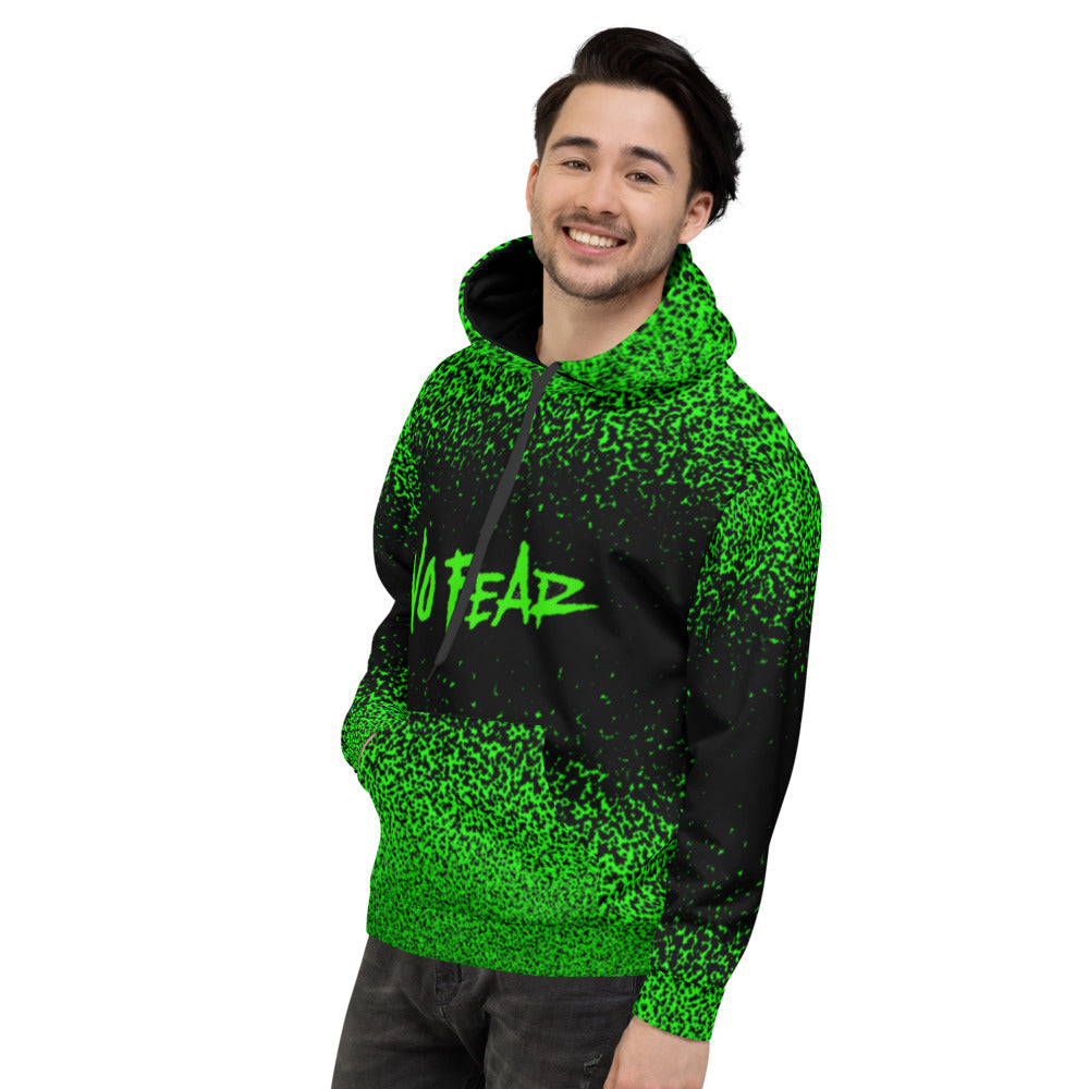 Neon Green No Fear Unisex Hoodie