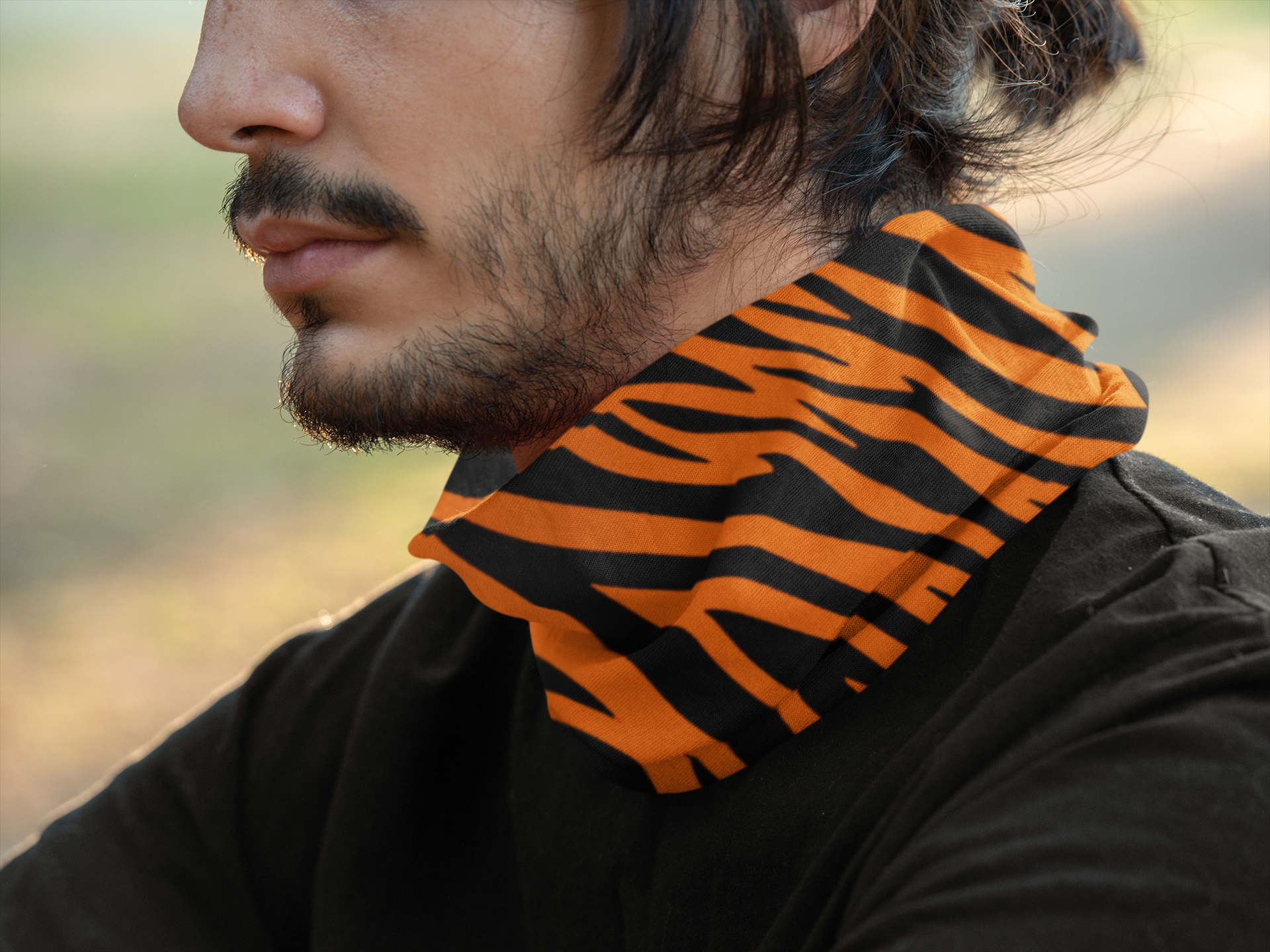 Tiger Stripe Neck Gaiter