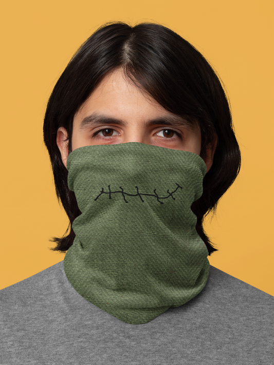 Green Scarecrow Neck Gaiter