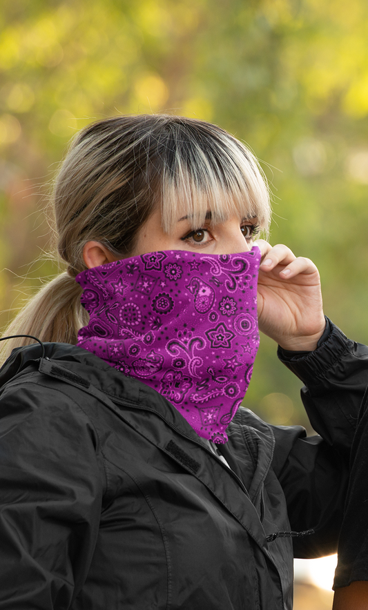 Shades of Pink Bandanna Neck Gaiter