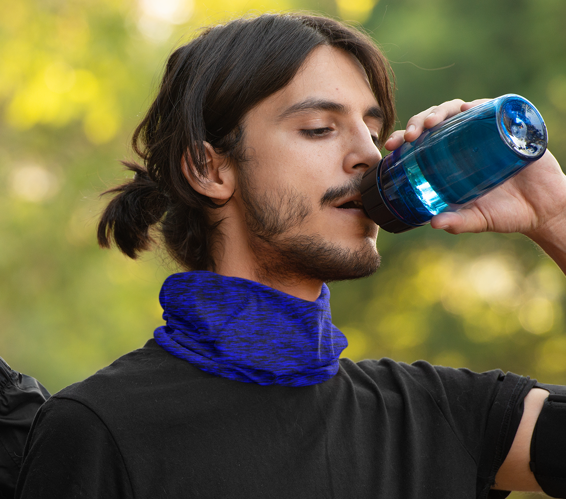 Indigo Heather Neck Gaiter