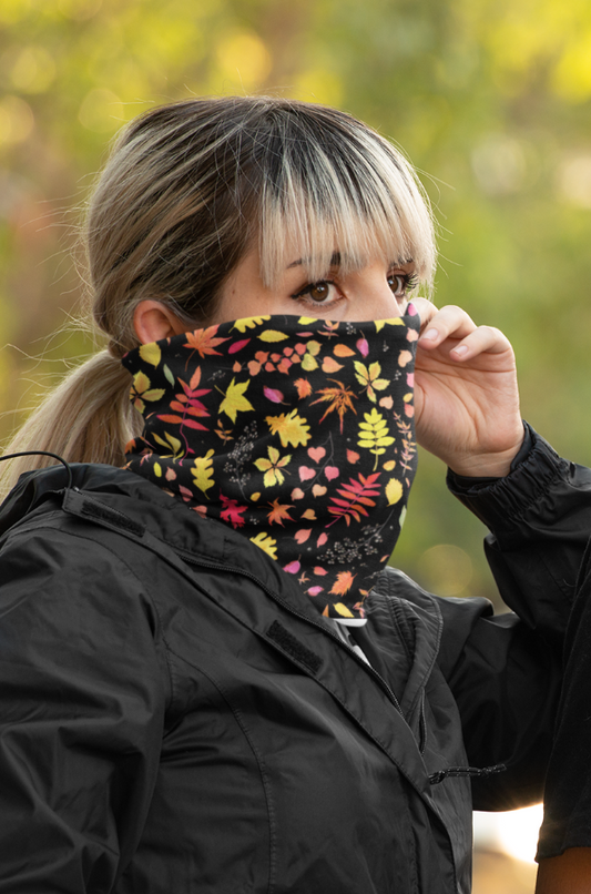 Autumn Leaves Neck Gaiter