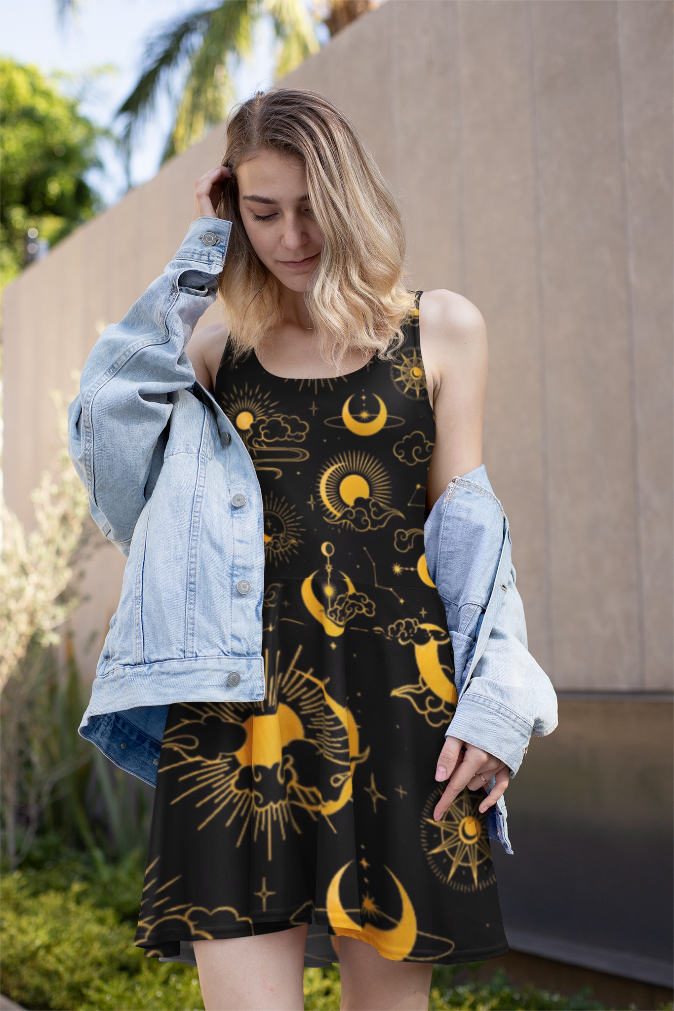 Sun & Moon Skater Dress