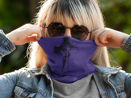 King of Kings Purple Neck Gaiter